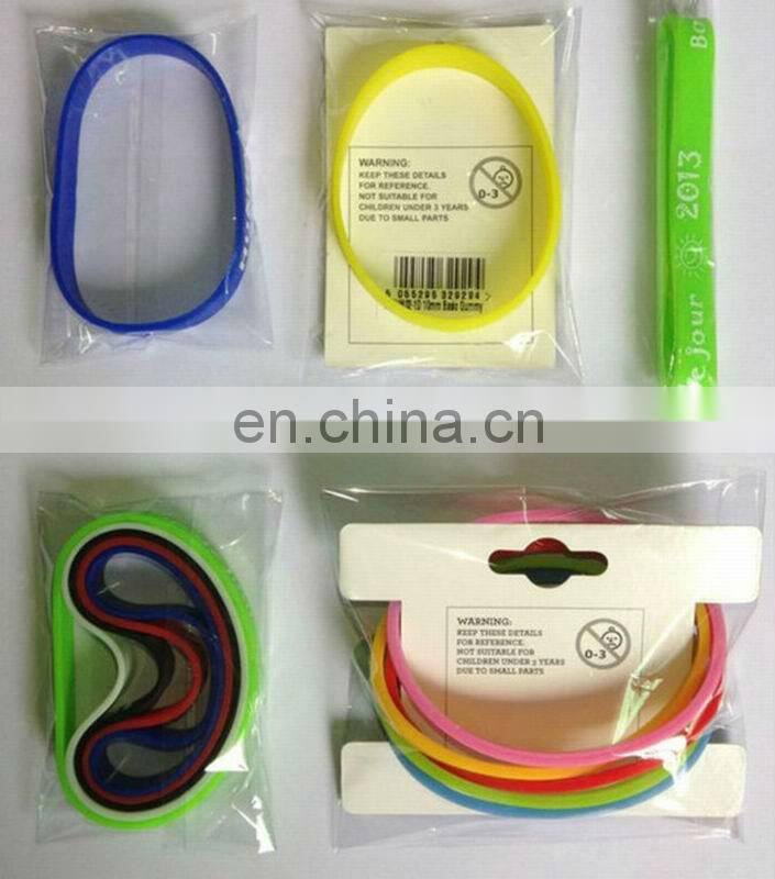New products Eco-friendly material good quanlity silicone wristband for decoration