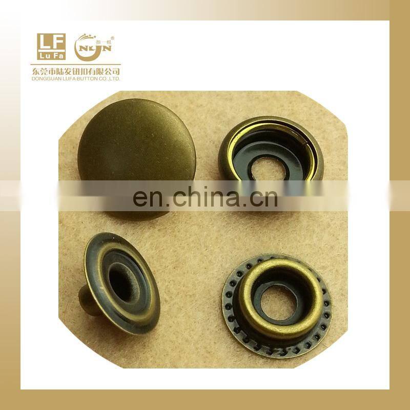 stainless steel made press studs button in original color silver