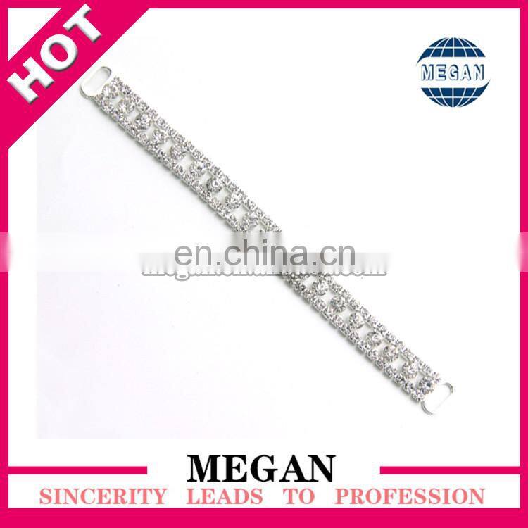 2016 Hot Sale Crystal Rhinestone Connectors for Ladies Bikini and Girls Garments