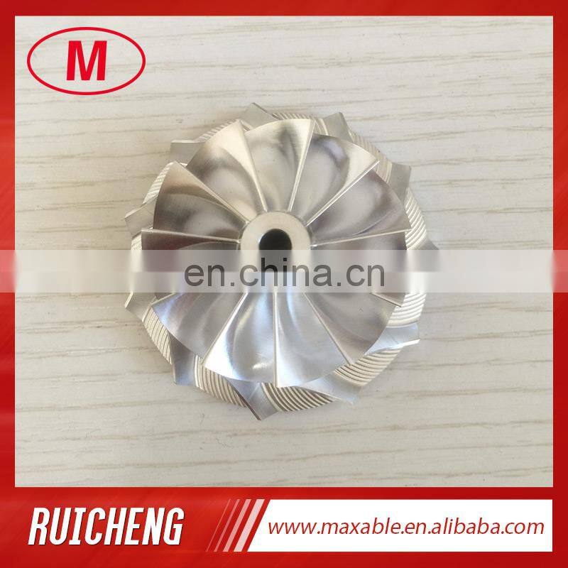 TD04HL 16T 49189-00016 43.43/56.02mm 11+0 blades Turbo milling/aluminum 2618/billet compressor wheel