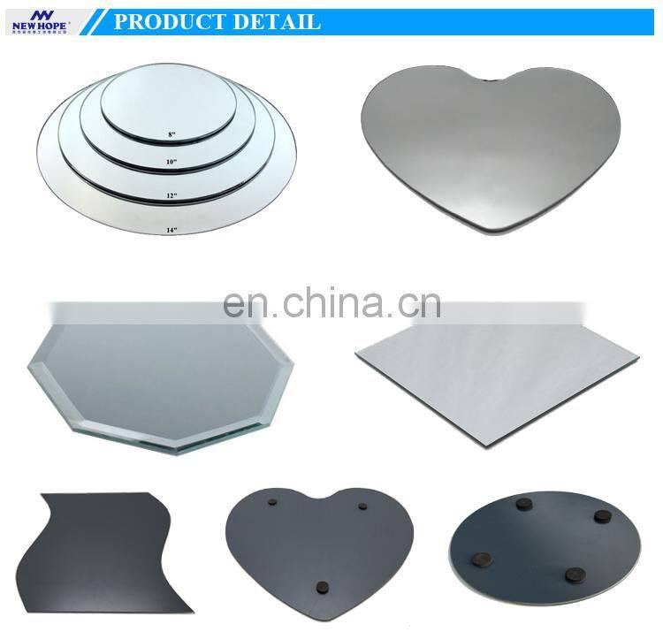 Candle Plate / Round decorative mirror plates