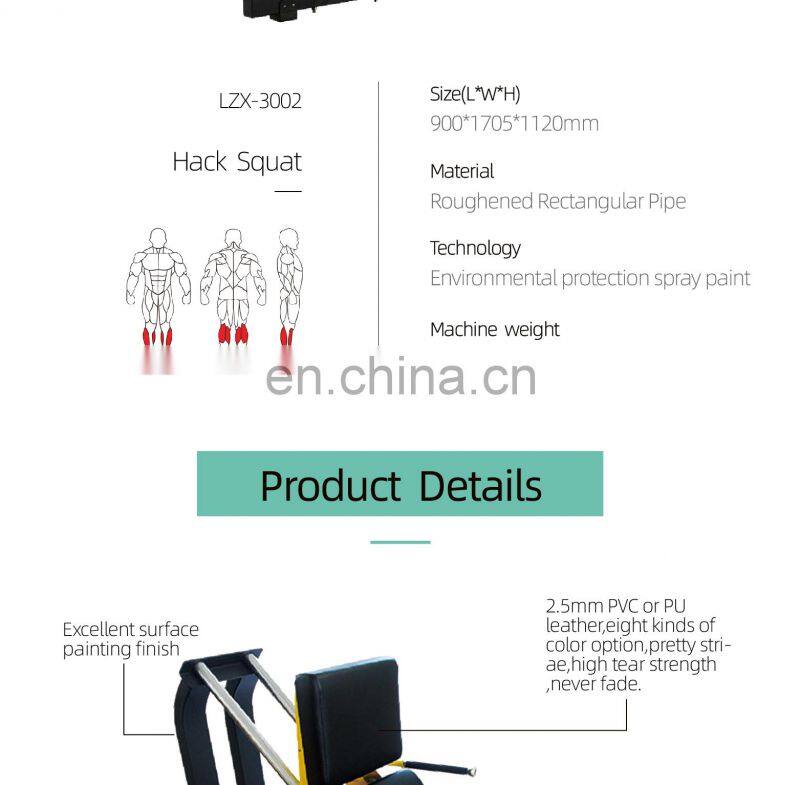 training bench new products fitness equipment gym machine strength Hack Squat