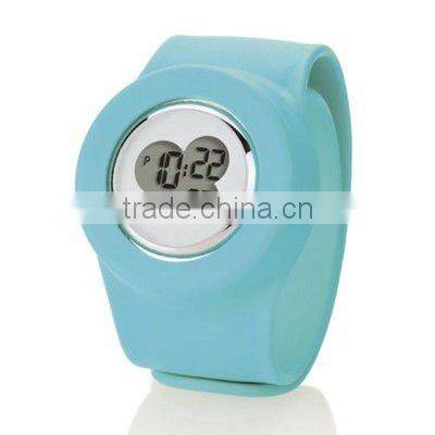 Custom Hot sale logo silicone watch for silicone o clock watch