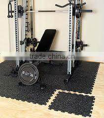 weight room interlocking rubber mat