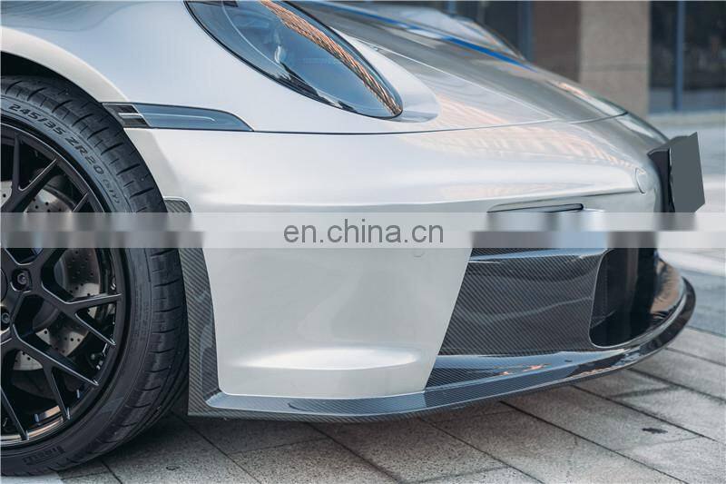 Runde GT3 For Porsche 992 Upgrade GT3 Body Kit Front Bumper Rear Bumper Hood Spoiler Exhaust Rear Engine Cover Side Skirts