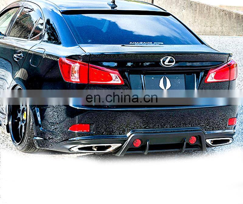 Runde Car Modification Resin Material Old Lexus Upgrade IS300 Body Kit For 2006-2012 Lexus IS250 Aimgain Style Rear Bumper