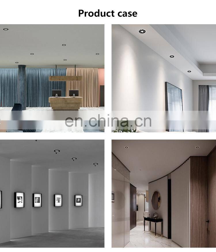 Combination DIY Center Replaceable Dimmable Track Down Lighting System 15W LED Circular Downlights