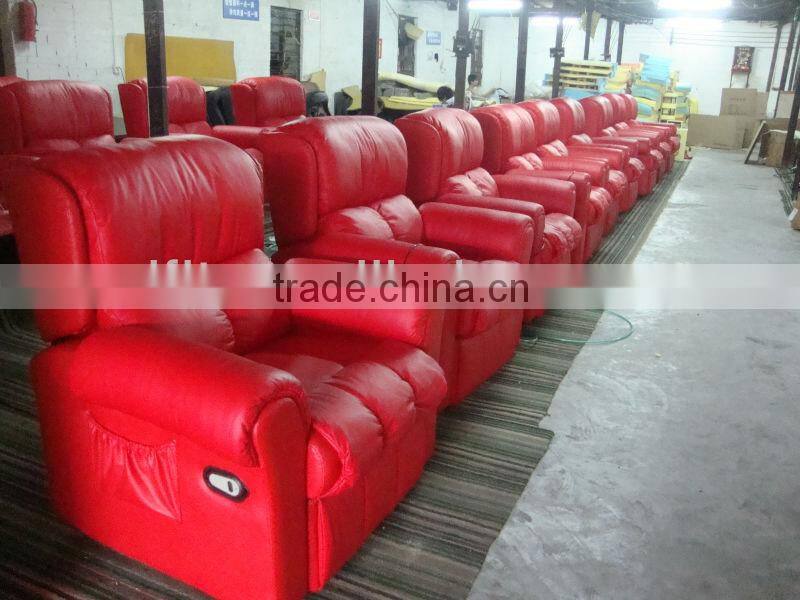 AK-C03A genuine electric leather recliner chairs