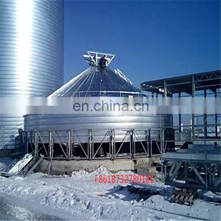New Type Farm Wheat Grain Storage Steel Spiral Silo Machine For Sale