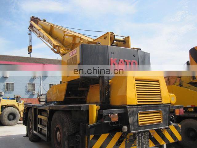 KATO KR35H-III 35 ton used rough terrain wheel crane, KATO KR35H truck crane cheap, hot sale