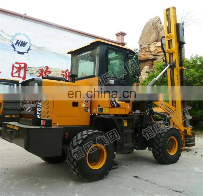 Wheel loader Attachments Rock Drill / Hydraulic Earth Auger