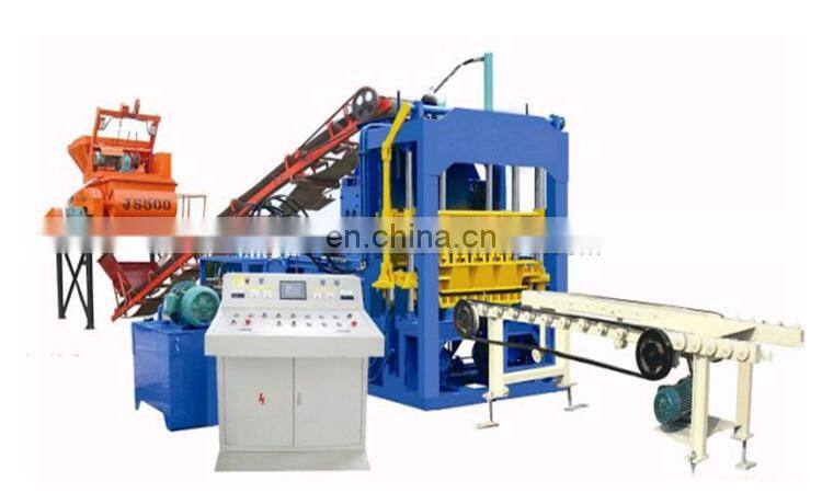 hydraulic concrete cinder interlocking paving blocks making machine/compressed earth brick making machine