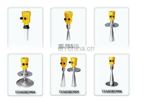 Taijia Hot Selling 26GHz Solid Particle And Block Material yellow color Radar Level Meter ,Rader Level Sensor