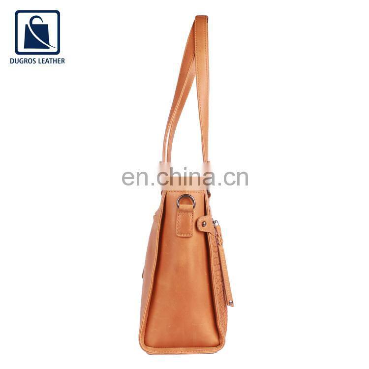 Wholesale Quantity Manufacturer of Best Quality Cotton Lining Women Genuine Leather Handbag at Competitive Price
