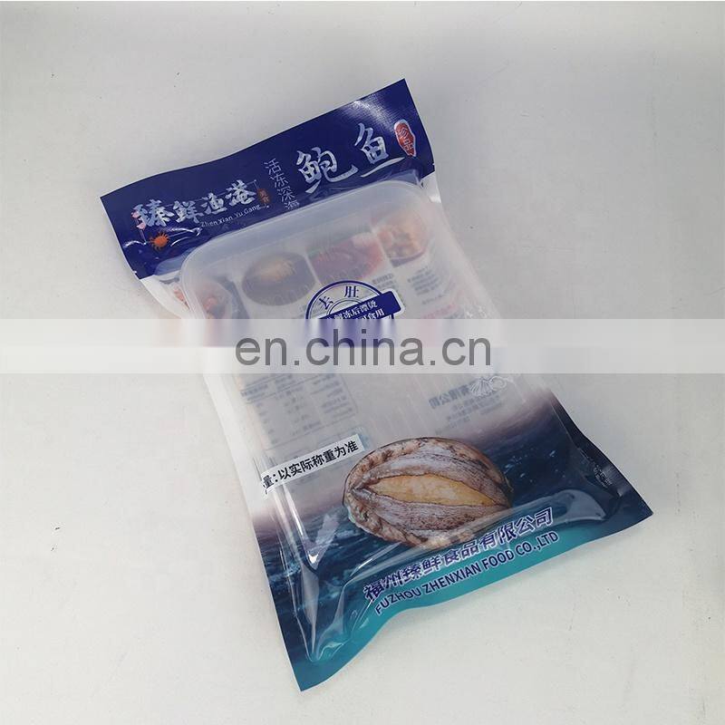 Hot Sale Resealable Window Sealed Vacuum Vegetable Nylon Mylar Food Bags Custom Printed Plastic Packaging Bag for Frozen