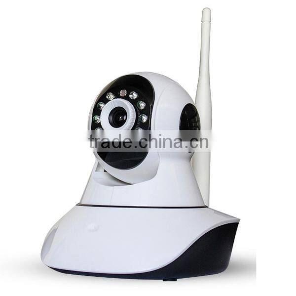 NEW P2P full hd 1 mega pixel PTZ IP wifi cctv camera with memory card