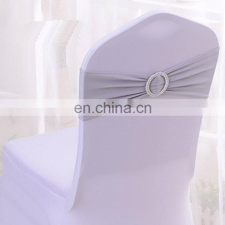 Ready Stock 24 Colors Spandex Wedding Chair Sashes With Buckle Slider