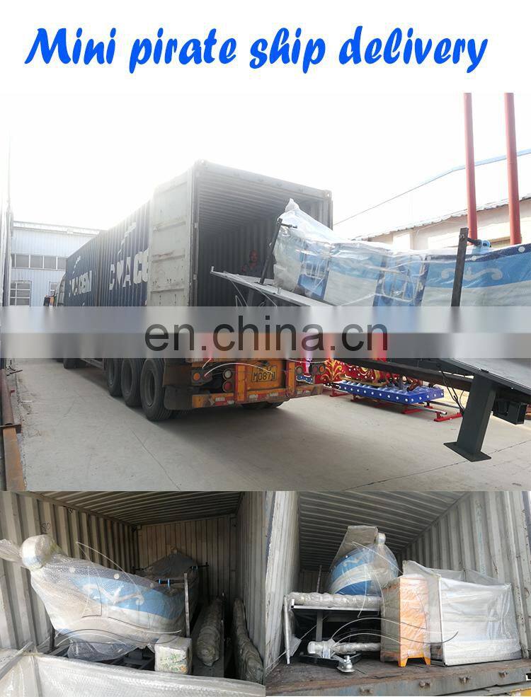 Fun fair games portable mini pirate ship for sale