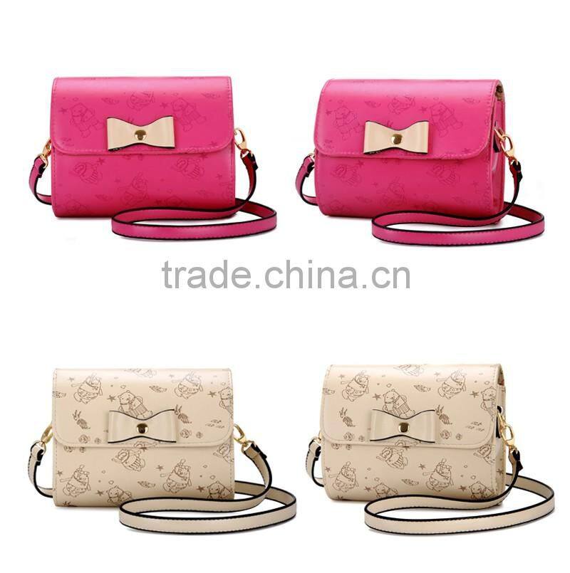 Tote bowknot hand bag lady handbag women bags shoulder bag