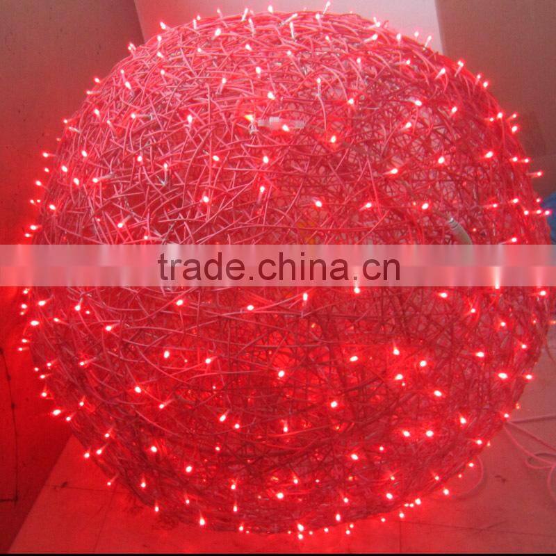 shopping mall atrium hanging plaza christmas decorations Christmas ball with light