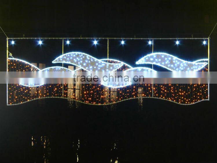 Iron Frame Modeling with LED Light for Street Light