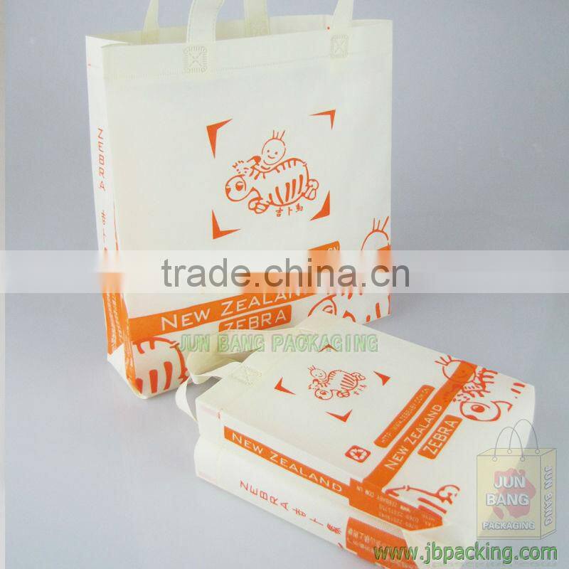 JUNBANG recycled laminated non-woven bag cheap promotion non woven shopping bags