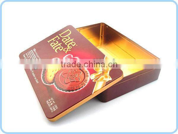 Fancy chocolate tin box