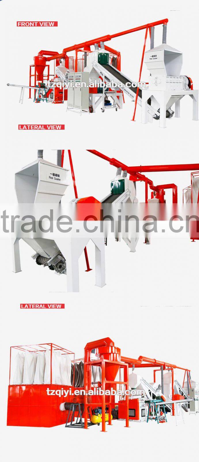 High Quality Proffesional Radiator Copper Aluminium Steel Seprapator Machine