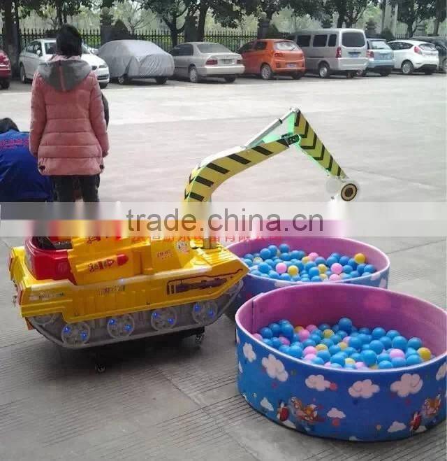 QH-EV301 Qingheng 2015 battery kids ride on toy excavator
