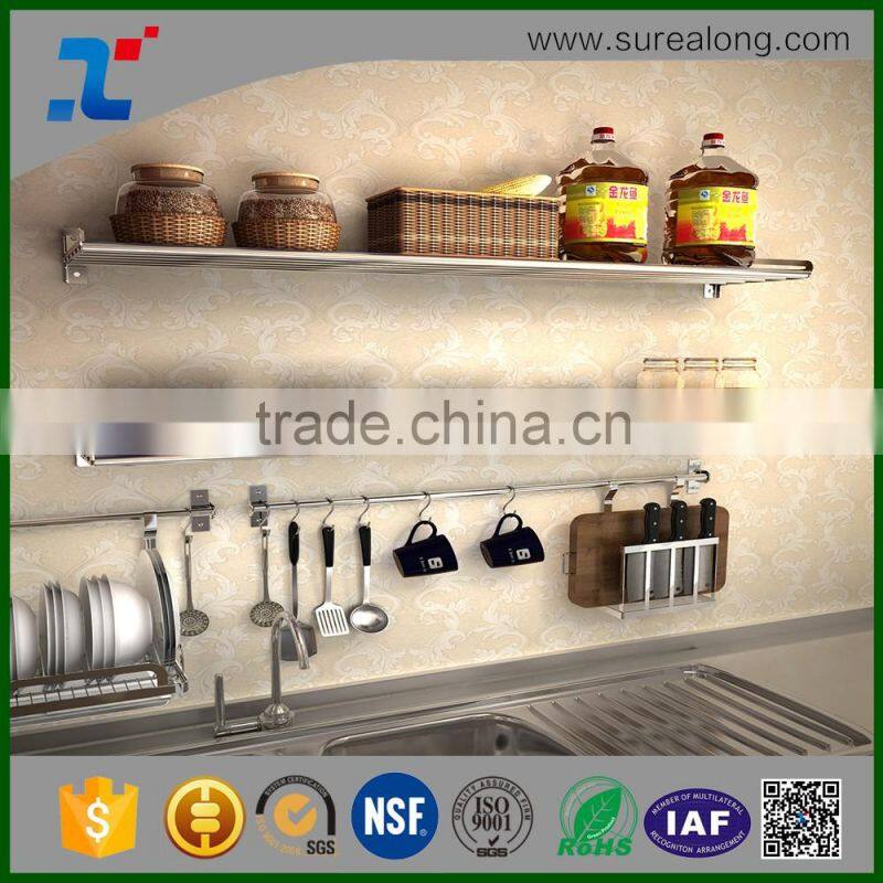 Stainless Steel Wall Mount display Rack