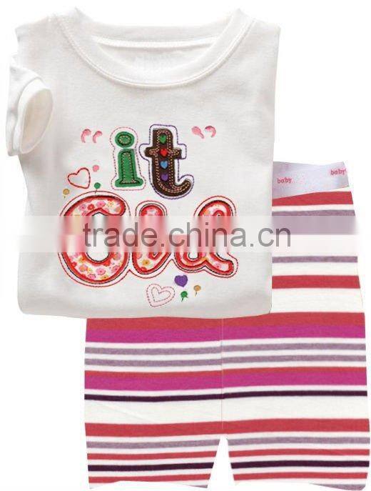 2014 Hot Sale Cute Children Pajamas Cotton Pajamas