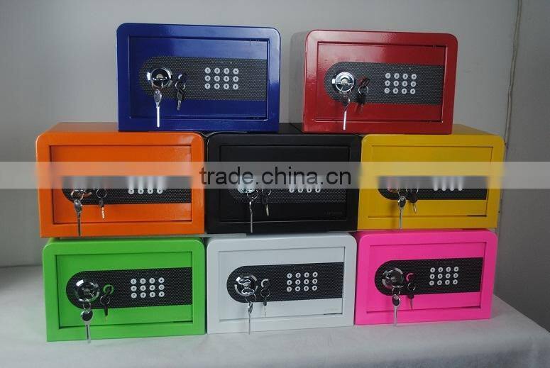 money counting digital safe deposit box