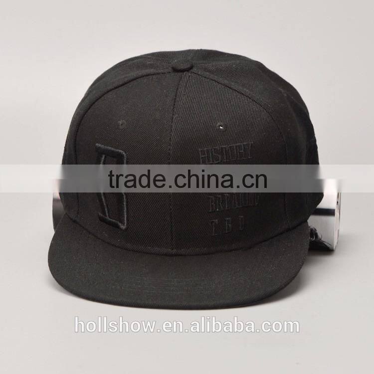 Letter Embroidery Fashion Man Women Flat Hiphop Caps Custom Snapback