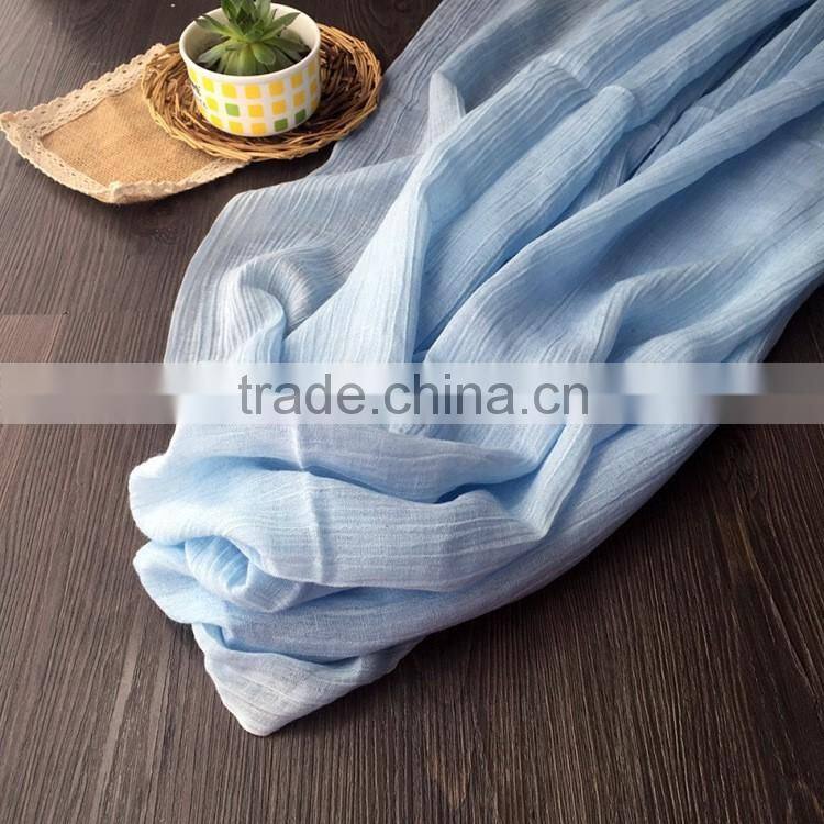 90CMX210CM Large Long Size Cotton Linen Plain Pashmina Shawl