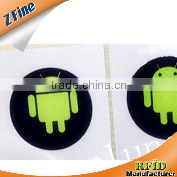35*35mm NFC Sticker/Adhesive anti metal Label/Tag RFID IC 13.56MHz 1k S50 or compatable Chinese FUDAN FM1108