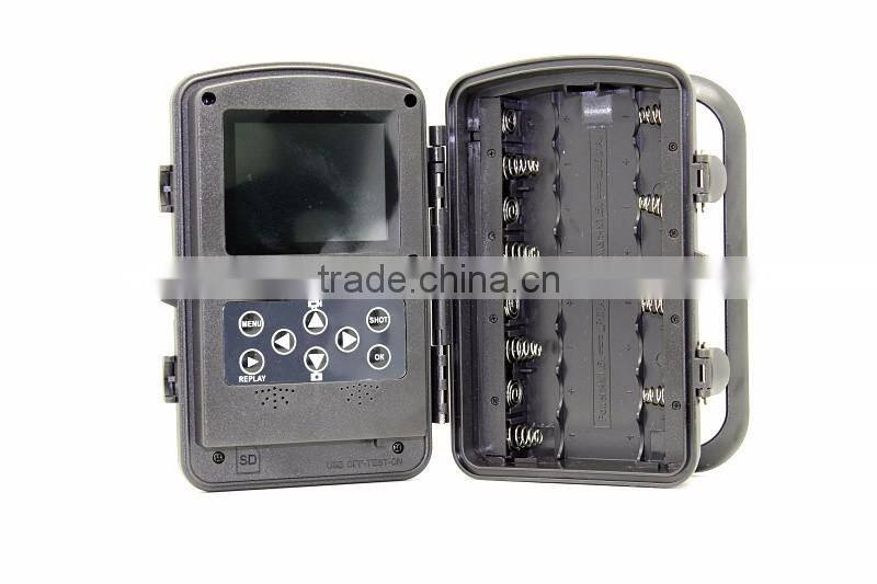 HD720P wild trail camera with 2.4'' TFT display hunting camera