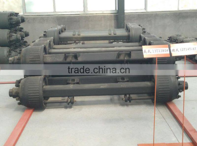ZHENGYANG Factory Flagship Product Square Beam Trailer Axle For Sale