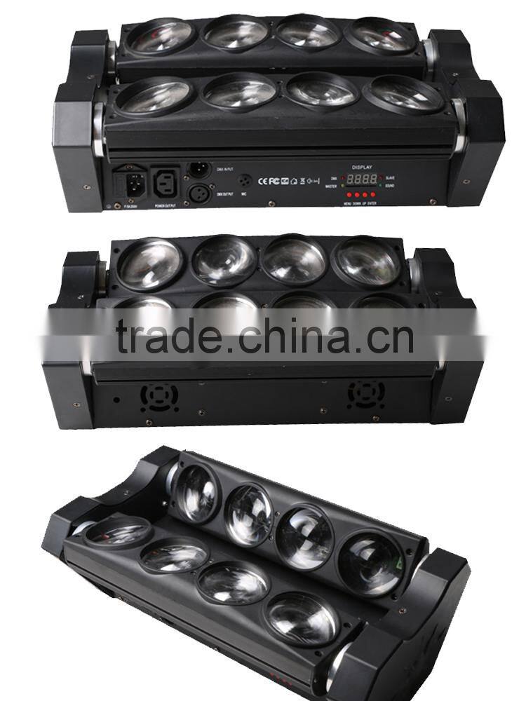 Professional 8x10w RGBW 4in1 Led Moving Head spider Beam Light