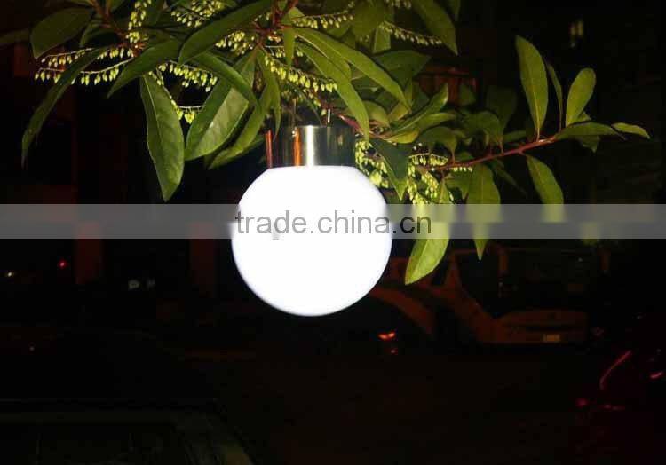 Solar christmas led garden ball light outdoor
