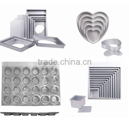 Square pie dish cake mould aluminum bakeware for cake making