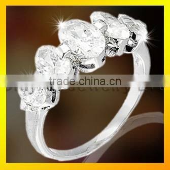 Big CZ rings jewelry womens new design high quality vogue jewelry wedding rings