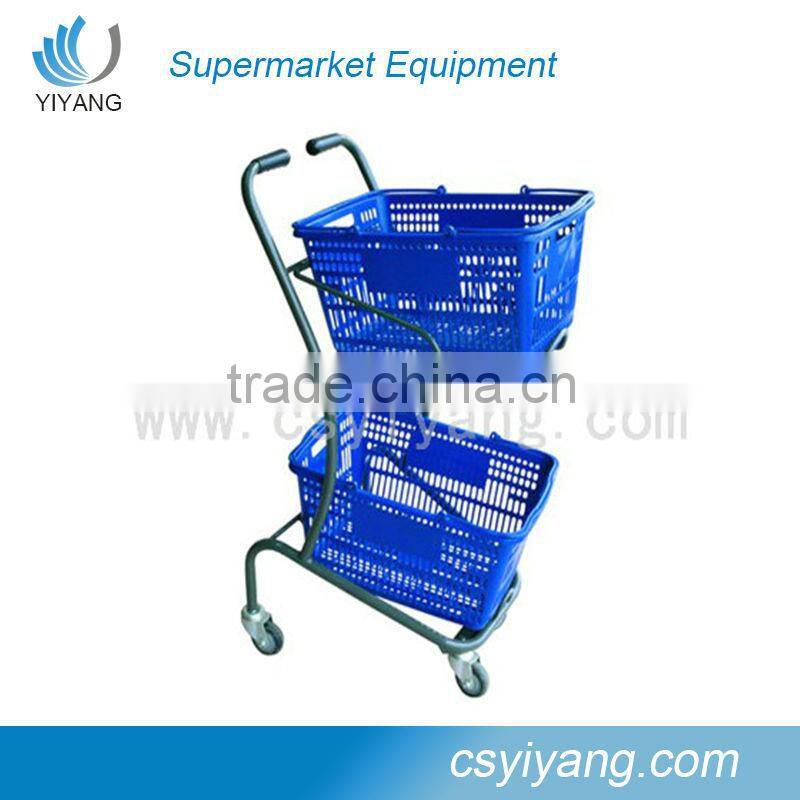 hypermarket plastic shopping cart