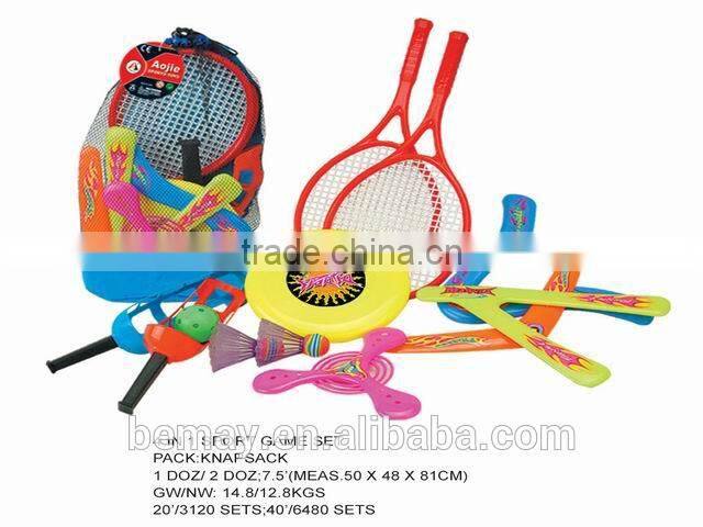Full set sport game outdoor toy sport toy bags for kids