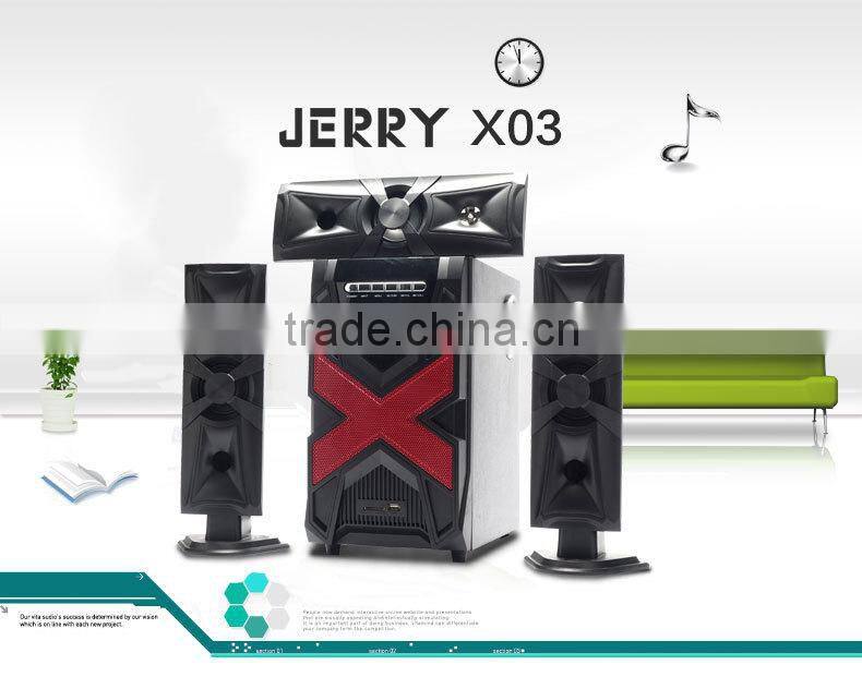 Home theater music system 3.1 multimedia speaker system