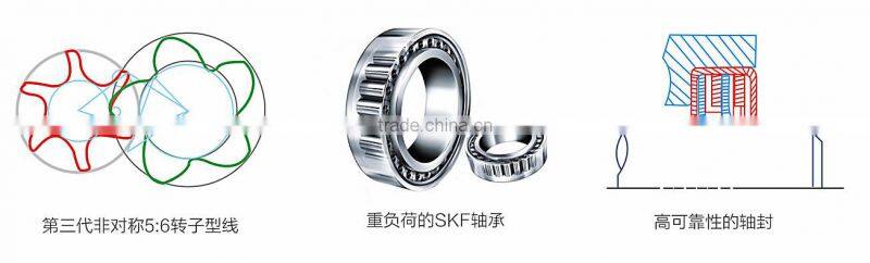 Good-Selling 30kW 40HP variable frequency direct driven screw air compressor