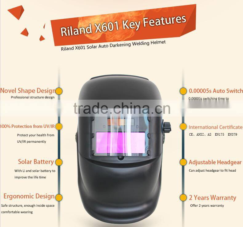 Riland Air Welding Helmet Animal Welding Helmet Automatic Welding Helmet With DIN 4/9-13