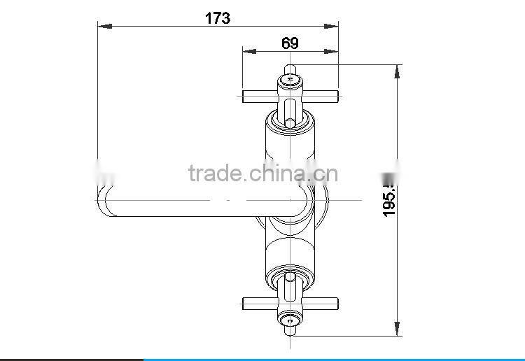 Alibaba Online Shopping Modern Mono Basin Mixer with double handles