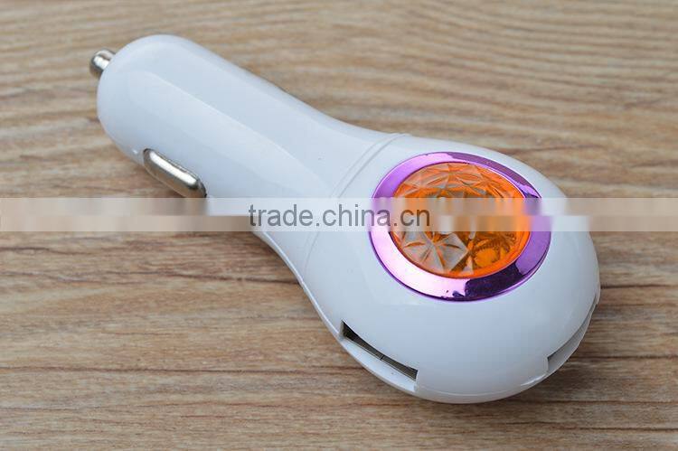 Wholesale car charger mini 3 port USB car charger adapter