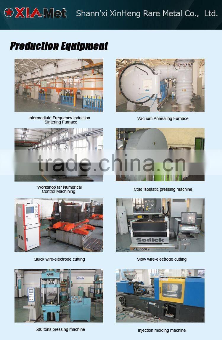 tungsten cubes/tungsten cylinder column made in china