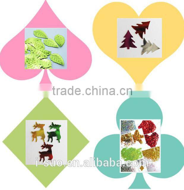 wholesale color hot selling PET glitter for plastic